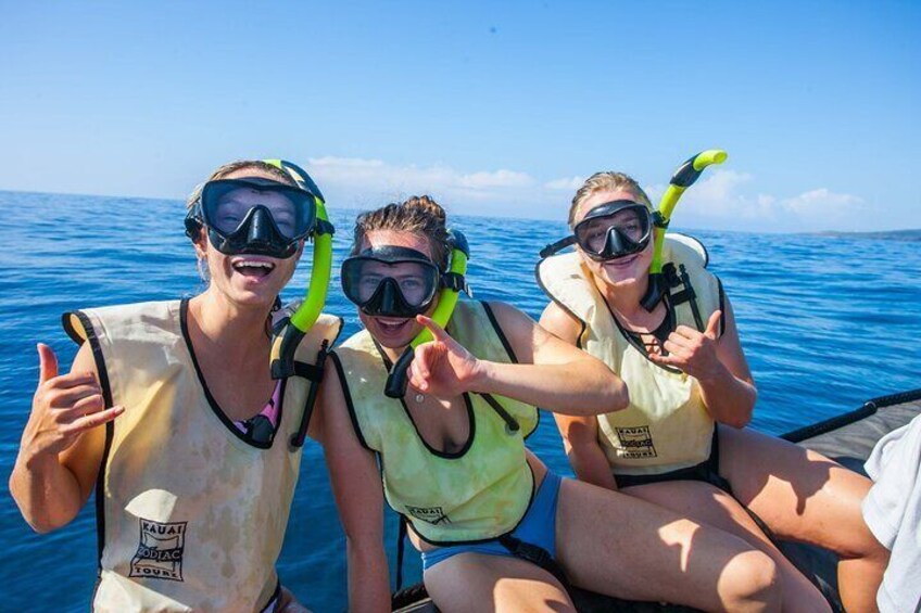 Kauai's Ultimate South Island Zodiac Boat Snorkel Adventure