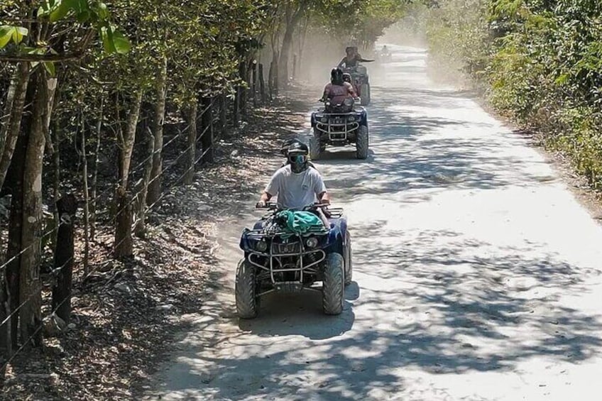 Off Road ATV Tour at the Akumal Monkey Rescued Animals Sanctuary