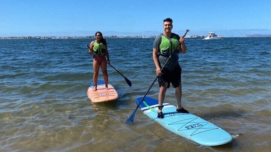 Stand up Paddle Board Lesson on The San Diego Bay