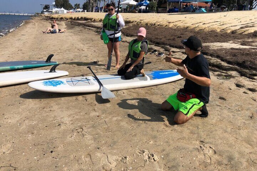 SUP Lesson on The San Diego Bay (Stand up Paddle Board)