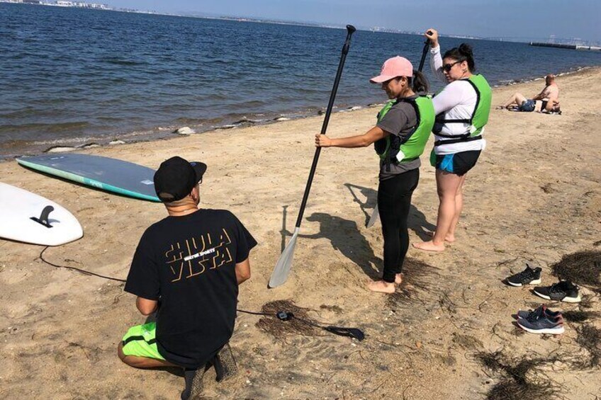 SUP Lesson on The San Diego Bay (Stand up Paddle Board)