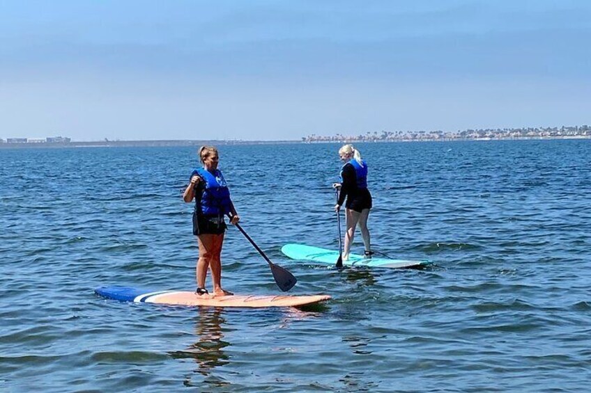 SUP Lesson on The San Diego Bay (Stand up Paddle Board)