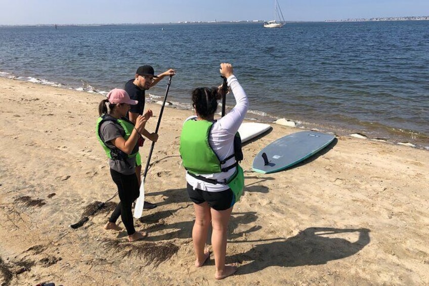 SUP Lesson on The San Diego Bay (Stand up Paddle Board)