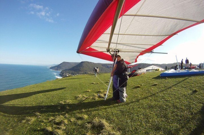 Hang gliding with HangglideOz