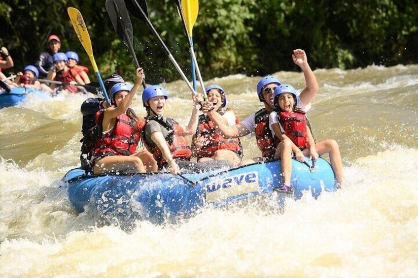 Full Day Class II-III Rafting, Waterfall hike and Horse Back riding from La Fortuna-Arenal