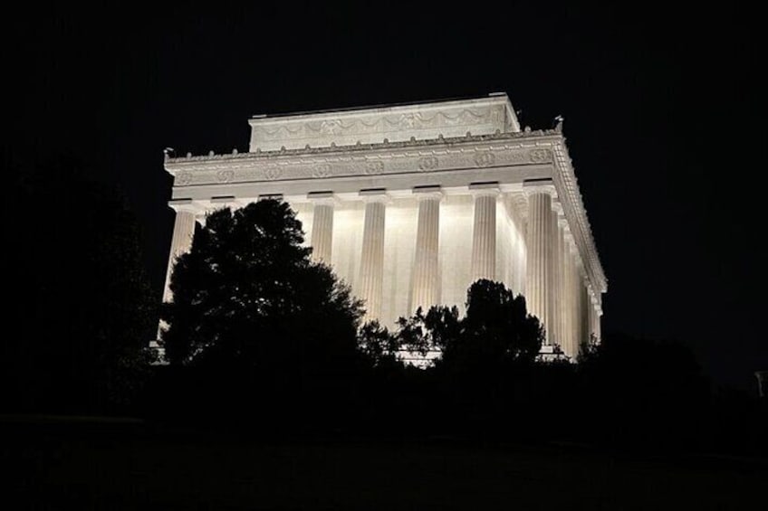 The Lincoln Memorial.