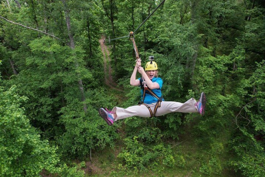 Best zip lines through a beautiful forest!