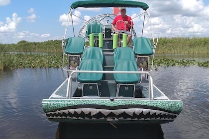 Excursion en bateau à air de Palm Beach dans The Swamp Monster