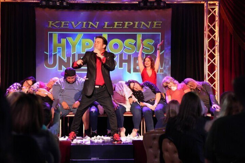 Fun, Funny, Comedy&Hypnosis. 
"The #1 Adult Comedy Show in Downtown Las Vegas." ~Downtown Tonight Magazine
Hypnosis Unleashed Starring Kevin Lepine