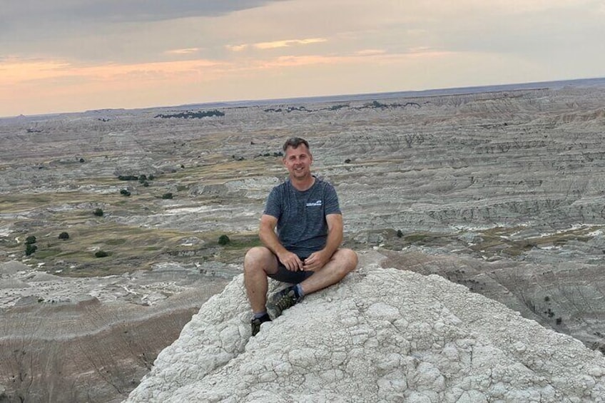 The Badlands Golden Hour