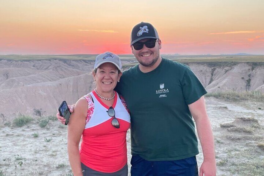 The Badlands Golden Hour 