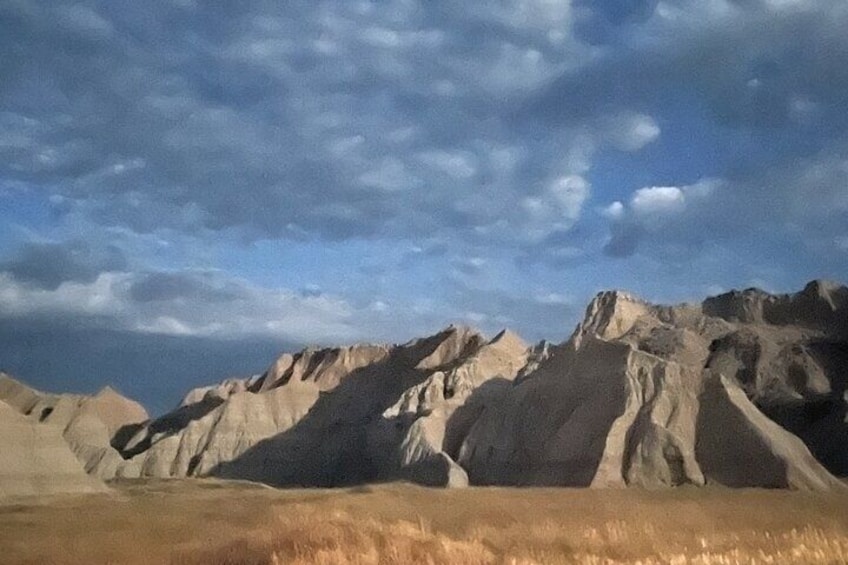 The Badlands Golden Hour 