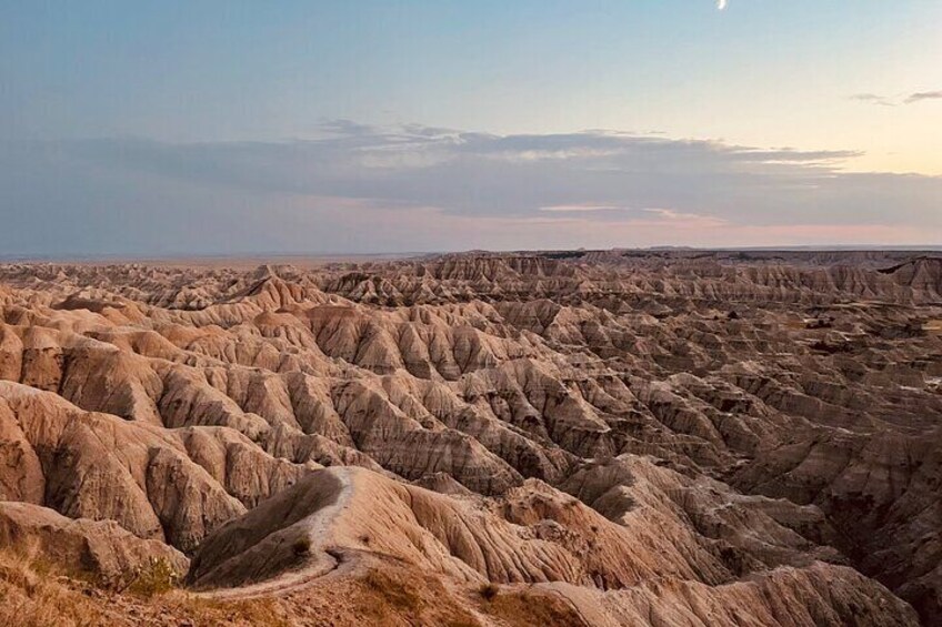 The Badlands Golden Hour 