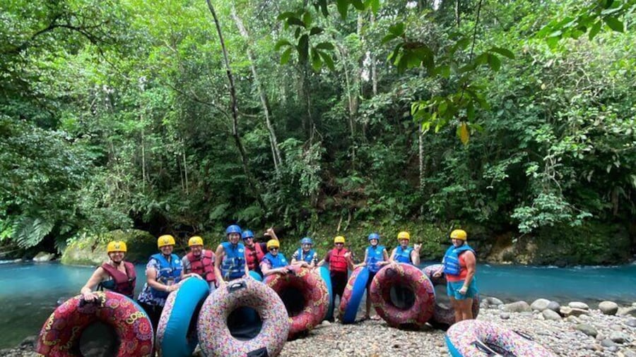RIO CELESTE COMBO : River Tubing+Blue Waterfall+Animal Santauary