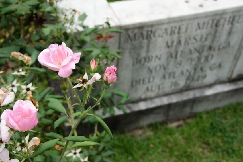 View Margaret Mitchell's, the author of Gone With the Wind, grave