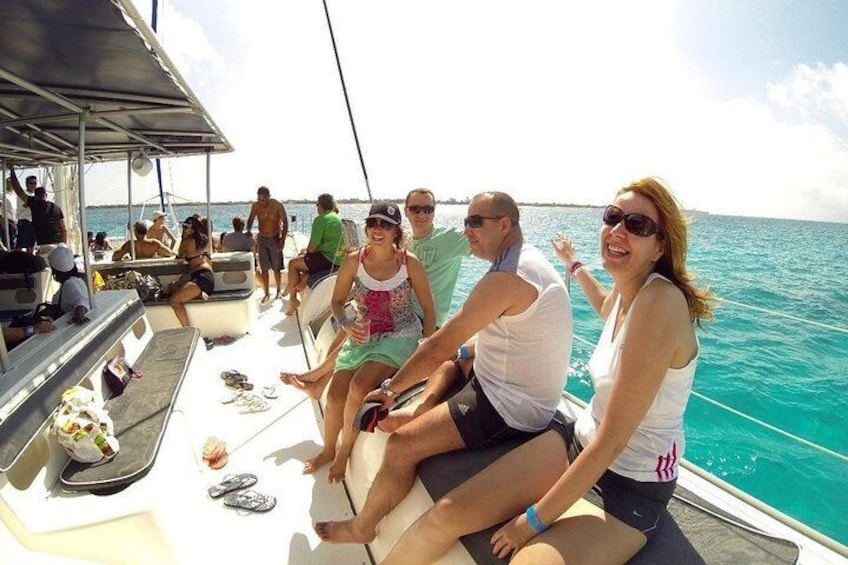Catamaran Party to Isla Mujeres