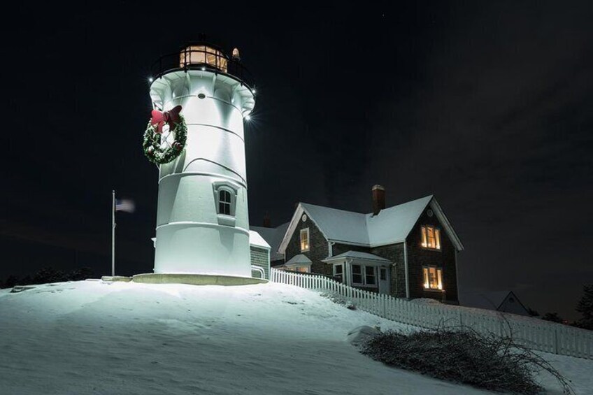 Winter at Nobska Light.
