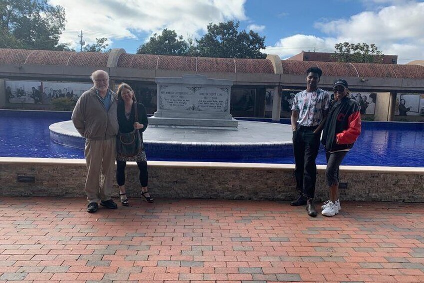 The Tomb of Martin Luther King.