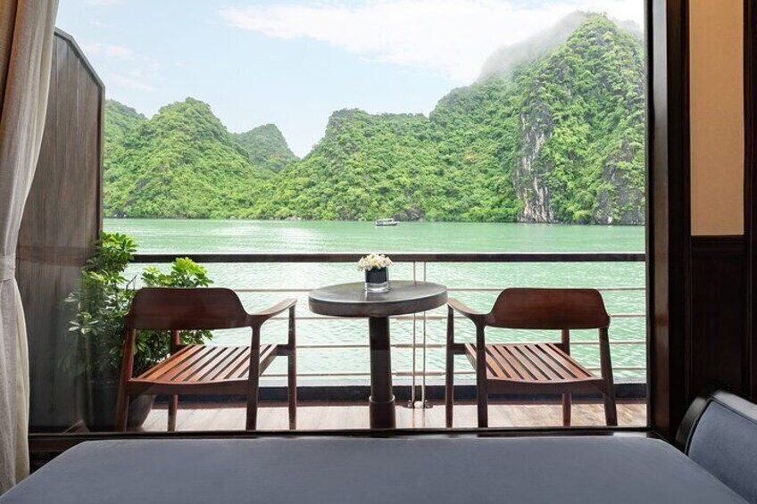 Amanda Cruise Luxury Halong Bay and Lan Ha Bay 2 Days Tour