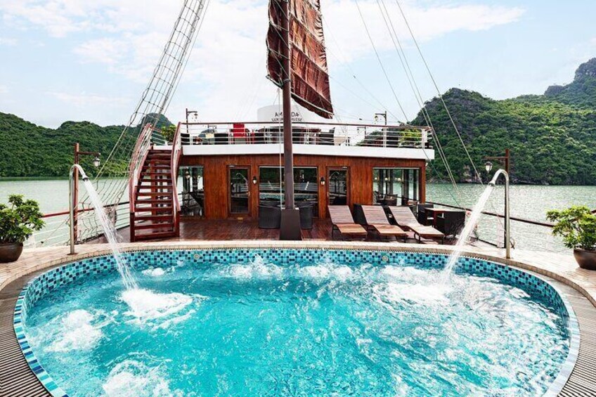 Amanda Cruise Luxury Halong Bay and Lan Ha Bay 2 Days Tour