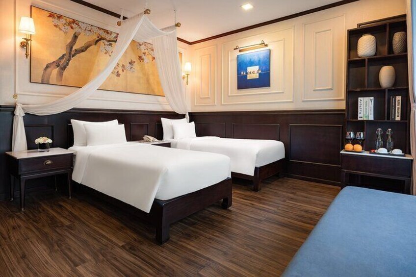 Amanda Cruise Luxury Halong Bay and Lan Ha Bay 2 Days Tour
