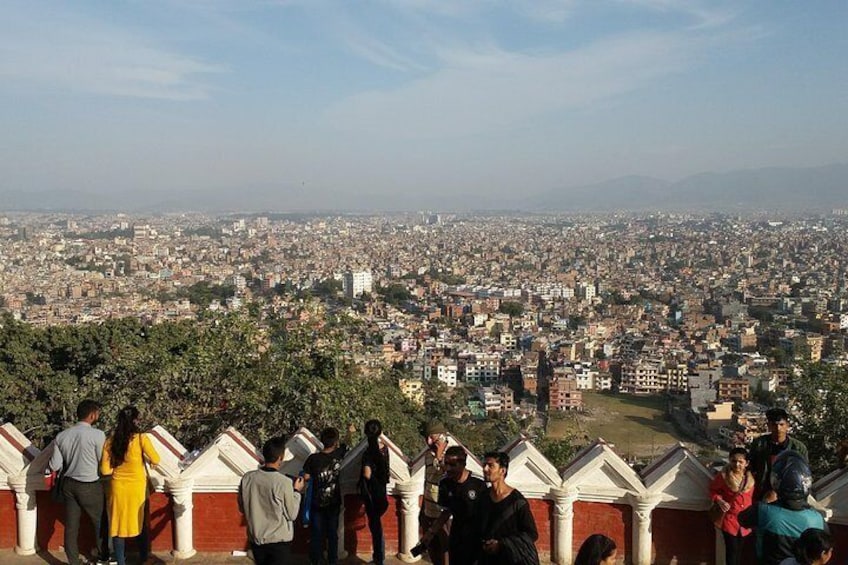 Kathmandu City view from Swayambhunath