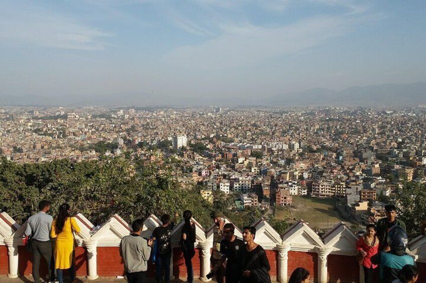 Kathmandu City view from Swayambhunath