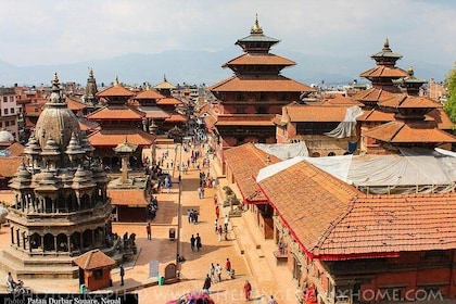 Bhaktapur darbar, plaza Patan Darbar y Changu Narayan en 1 día