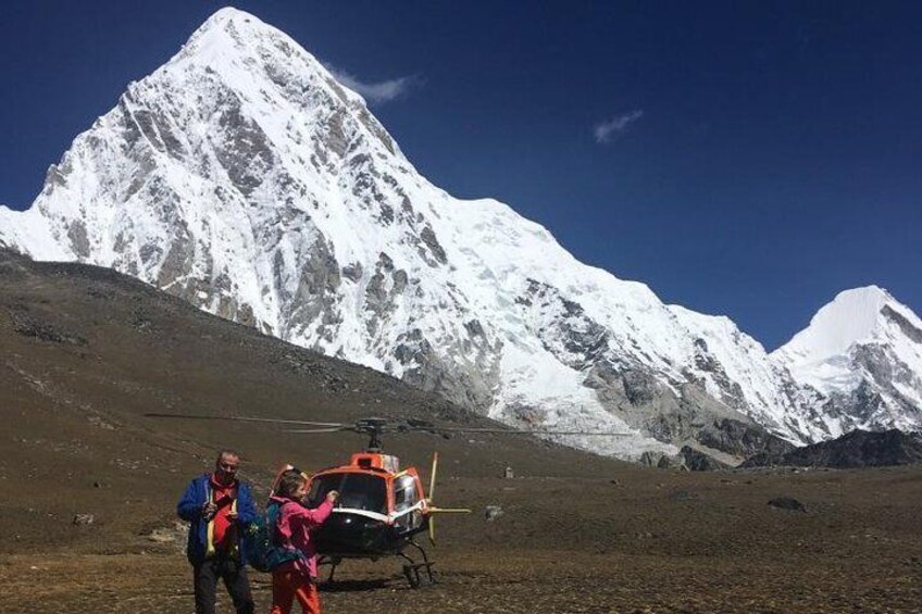 Private Everest Base Camp Helicopter flight with landing from Kathmandu day tour