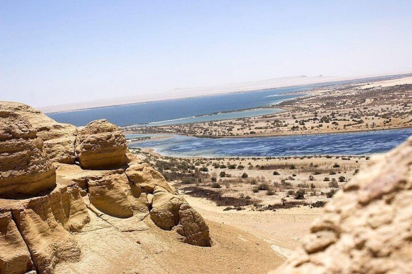 Wadi El Rayan, Wadi El Rayan waterfalls, Fayoum, Day trip to Fayoum from Cairo, Fayoum and Wadi El Rayan day trip, Cairo day tour to Fayoum, Deluxe Travel Egypt, Deluxe Tours Egypt, Medawara mountain