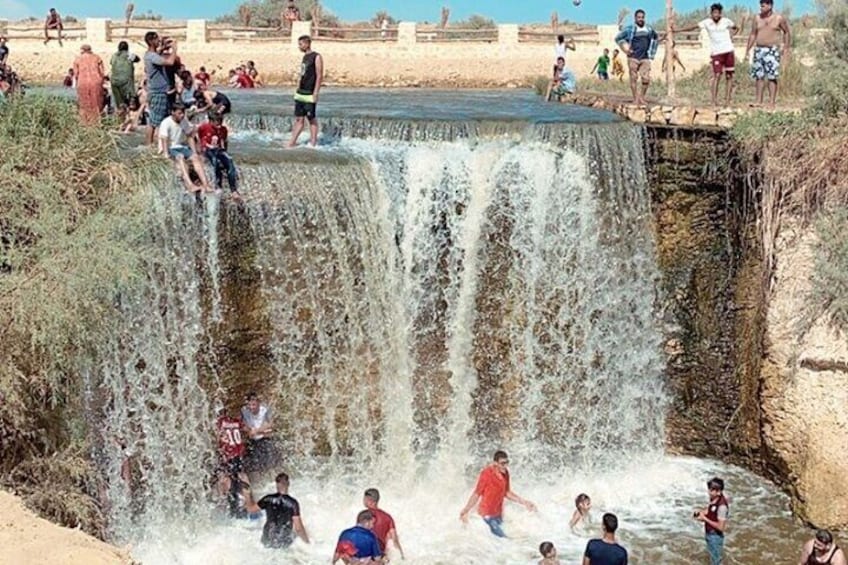 Wadi El Rayan, Wadi El Rayan waterfalls, Fayoum, Day trip to Fayoum from Cairo, Fayoum and Wadi El Rayan day trip, Cairo day tour to Fayoum, Deluxe Travel Egypt, Deluxe Tours Egypt