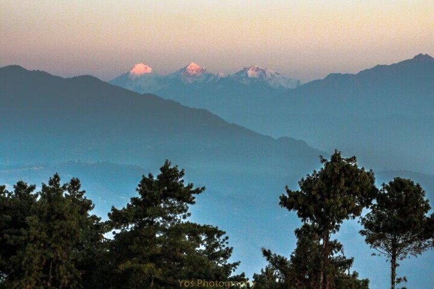 mountain view early in the morning