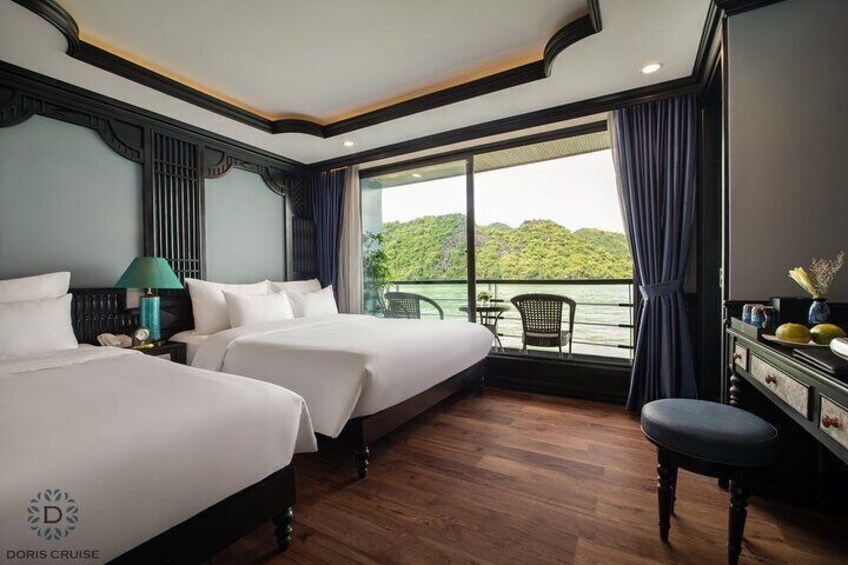 Doris Cruise - Luxury Overnight Cruise in Halong Bay & Lan Ha Bay (2D1N )