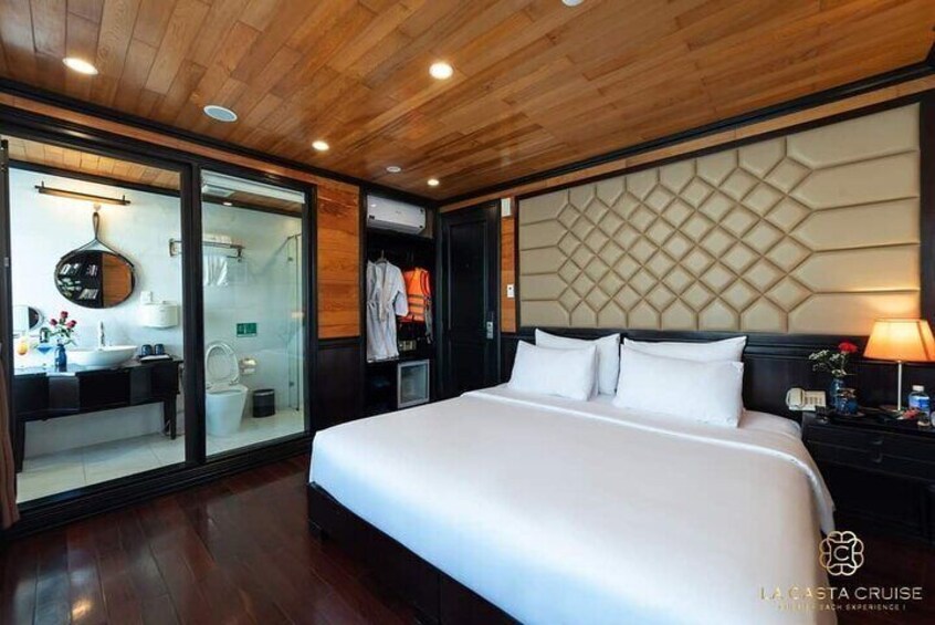  Luxury La Casta Cruise 3 Days Explore Halong Bay Lan Ha Bay Private Balcony