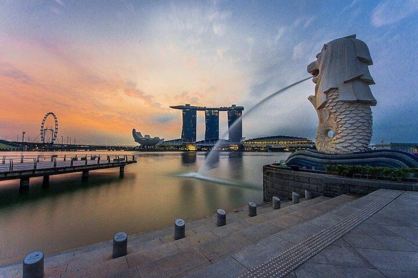 View from the Merlion Park
