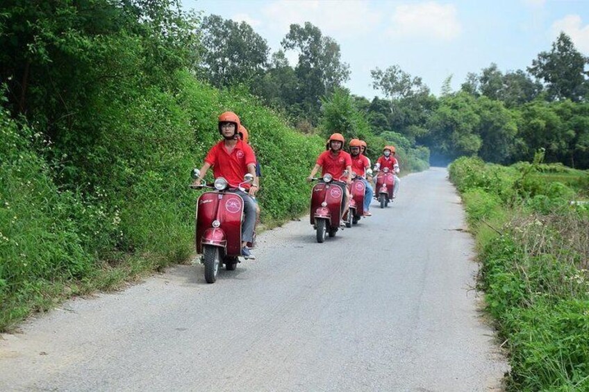 Hanoi City and Countryside Vespa 