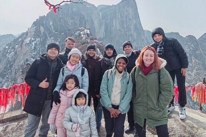 Huashan Mountain in Winter