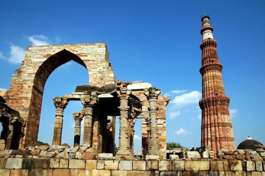 Tallest Brick Minaret Qutub Minar Tour From Delhi