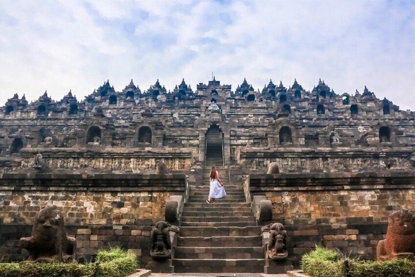 Visit the grand Borobudur temple