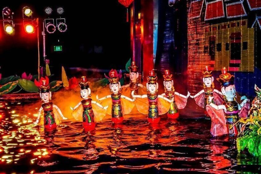 Ho Chi Minh Night life Tour, Water Puppet & Dinner on Cruise