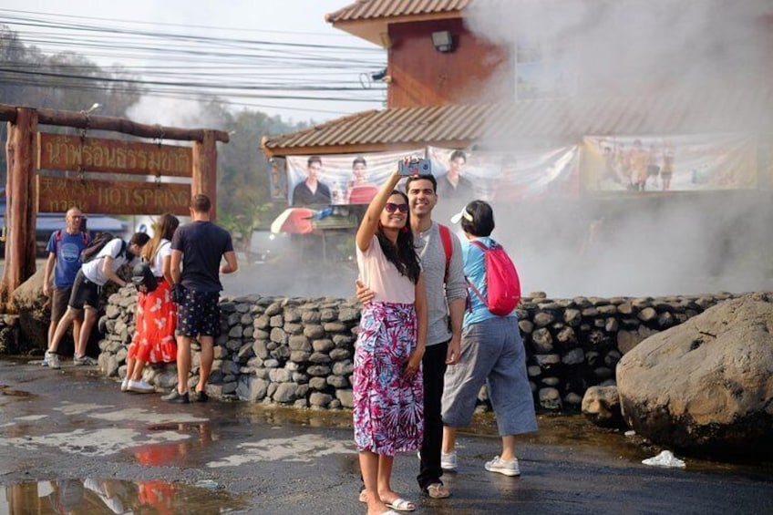 Hot Spring along the Way