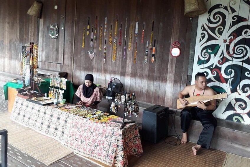 Sarawak Cultural Village from Kuching City