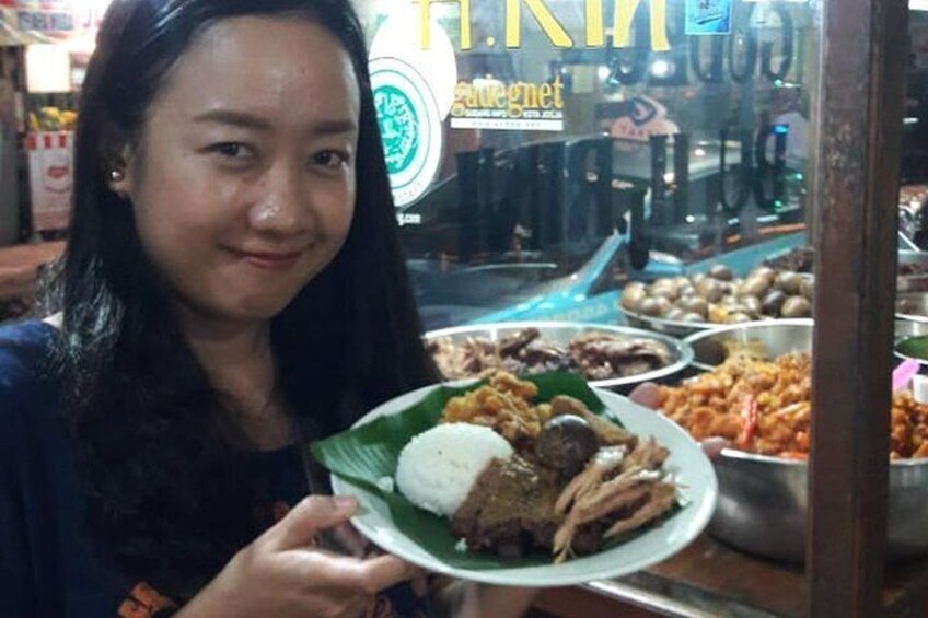 Small-Group Walking and Food Tour by Night in Yogyakarta