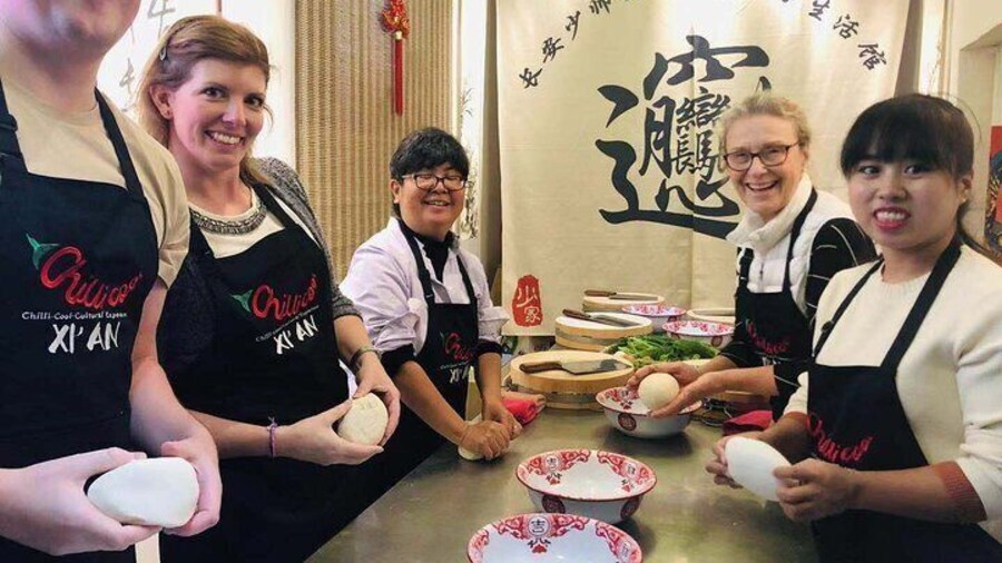Making Noodles with Local Chef