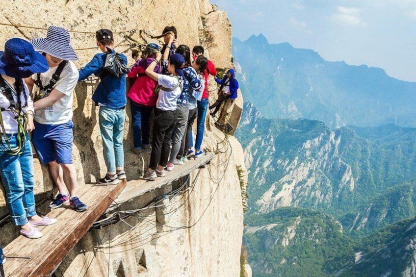 Wooden Plank in Mt.Hua