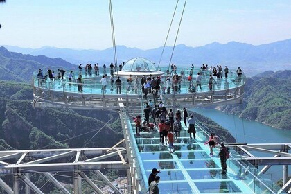 Beijing Private Tour to Shilinxia Cantilever Viewing Platform with Cable Ca...