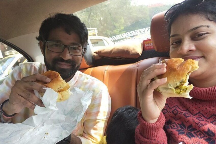 Tasting Vada Pav