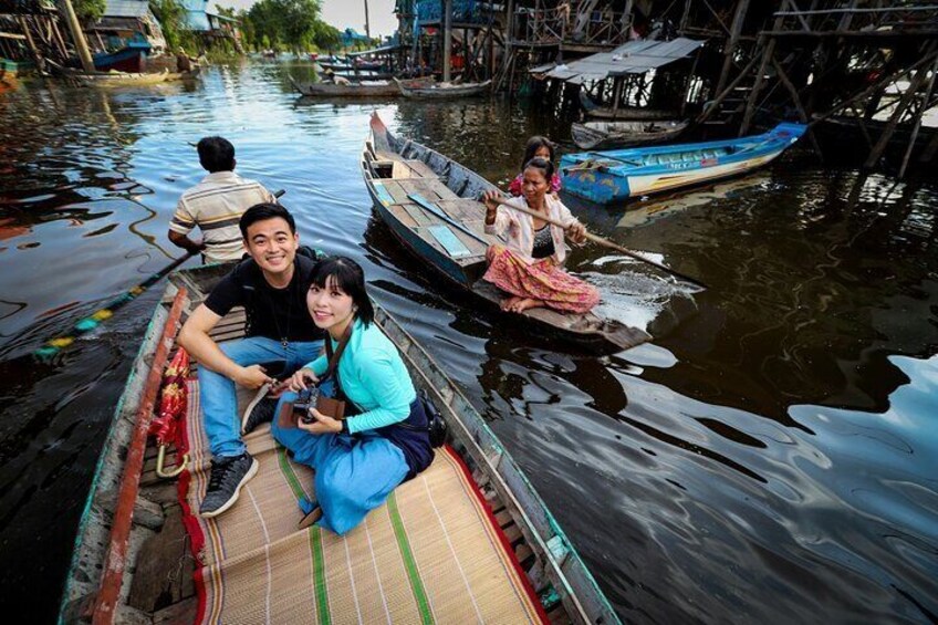 4-Day Excursion of Angkor, Koh Ker, Beng Mealea, Tonle Sap and Waterfalls 