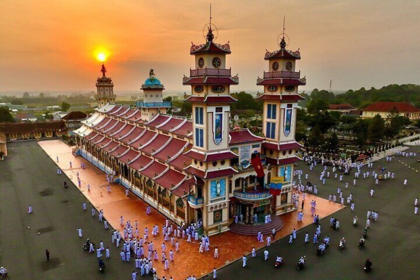 Sunset on the Temple