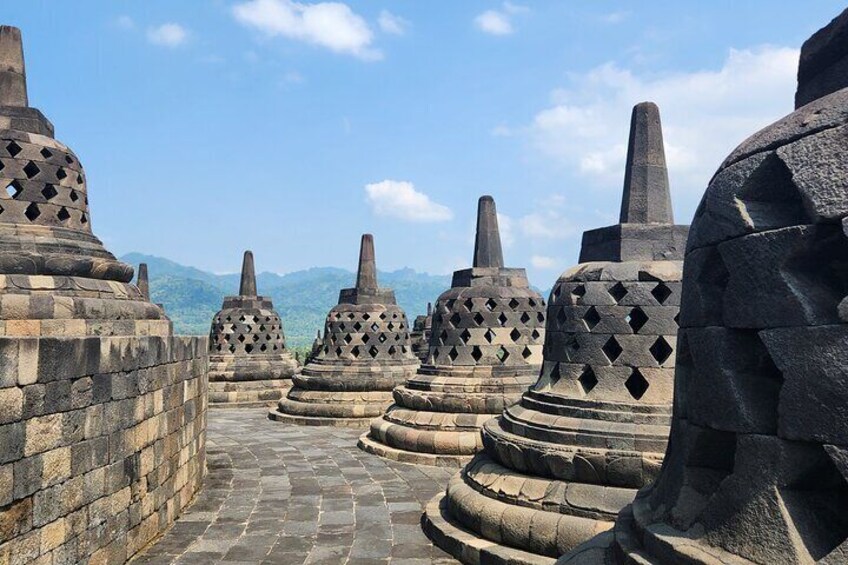 Borobudur Climb to The Top & Prambanan Tour With Tickets 